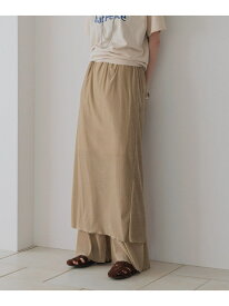 カットベロアタイトスカート LOWRYS FARM ローリーズファーム スカート ロング・マキシスカート ブラック ベージュ ブラウン グレー【送料無料】[Rakuten Fashion]