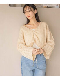 【SALE／20%OFF】スカシ2WAYドルマンプルオーバー LOWRYS FARM ローリーズファーム トップス ニット ブラック ホワイト ブルー【RBA_E】【送料無料】[Rakuten Fashion]
