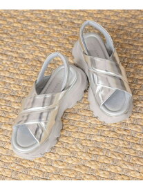 【SALE／68%OFF】クロススポサン LOWRYS FARM ローリーズファーム シューズ・靴 サンダル シルバー ブラック ホワイト【RBA_E】[Rakuten Fashion]