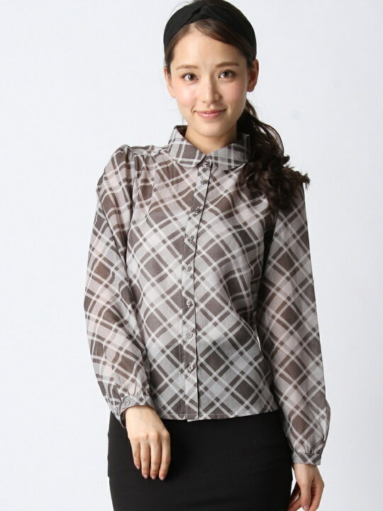 楽天市場】【SALE／55%OFF】EボイルチェックパフLS LOWRYS FARM 