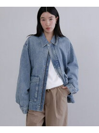 【SALE／55%OFF】【LFM(U)】デニムブルゾン【UNISEX】 LOWRYS FARM ローリーズファーム ジャケット・アウター デニムジャケット ブラック ブルー【RBA_E】【送料無料】[Rakuten Fashion]