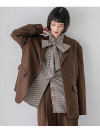 【SALE／60%OFF】TRシングルジャケット LOWRYS FARM ローリーズファーム ジャケット・アウター テーラードジャケット・ブレザー グレー ブラック ブラウン【RBA_E】[Rakuten Fashion]