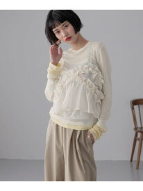 【SALE／20%OFF】フリルビスチェ LOWRYS FARM ローリーズファーム トップス ベスト・ジレ ブルー ブラック ホワイト【RBA_E】【送料無料】[Rakuten Fashion]