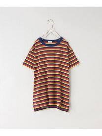 【SALE／50%OFF】マルチボーダーミニワンピース LOWRYS FARM ローリーズファーム ワンピース・ドレス ワンピース レッド ブルー【RBA_E】[Rakuten Fashion]