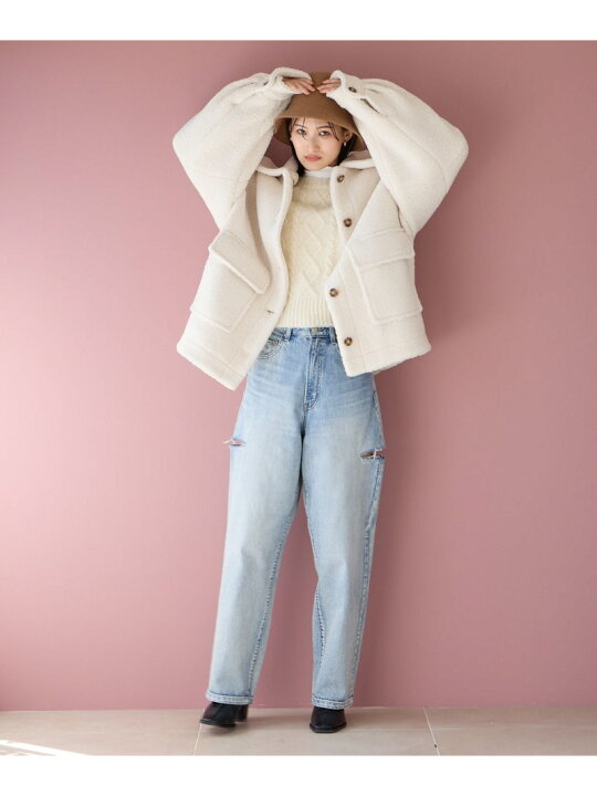 楽天市場】【SALE／36%OFF】2WAYエリボアブルゾン LOWRYS FARM 