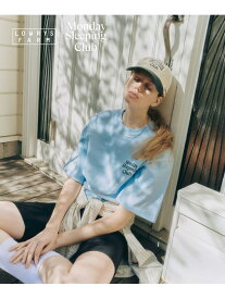 【SALE／36%OFF】Monday Sleeping Club_プリントSST LOWRYS FARM ローリーズファーム トップス カットソー・Tシャツ ホワイト ブルー ネイビー【RBA_E】[Rakuten Fashion]