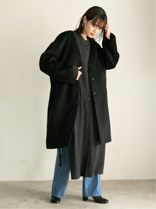 楽天市場】【SALE／60%OFF】メリノノーカラーコート LOWRYS FARM  