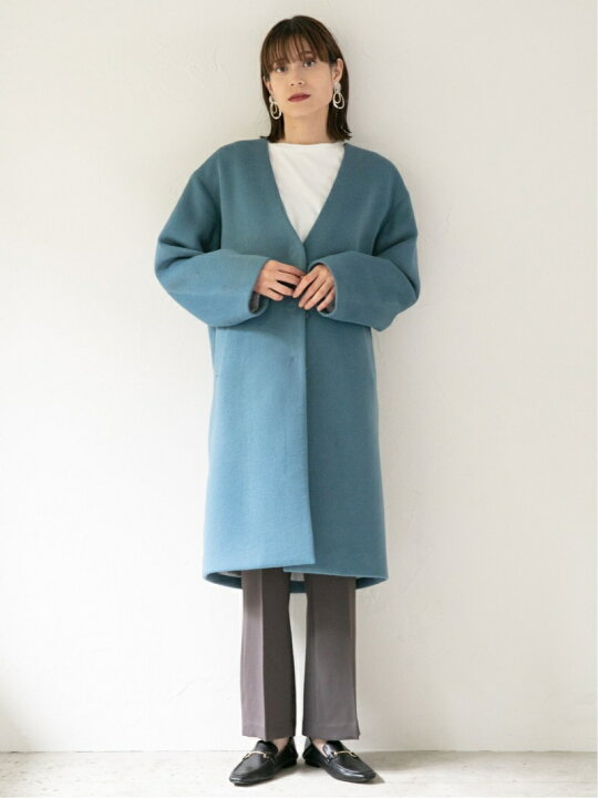 楽天市場】【SALE／60%OFF】メリノノーカラーコート LOWRYS FARM  