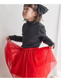 【SALE／40%OFF】ドットチュールスカート LOWRYS FARM ローリーズファーム スカート ミニスカート ホワイト ブラック レッド【RBA_E】[Rakuten Fashion]