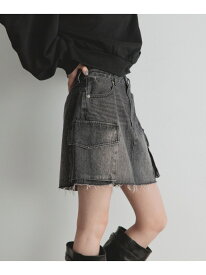 CONE/カーゴミニスカート LOWRYS FARM ローリーズファーム スカート ミニスカート ブラック ブルー【送料無料】[Rakuten Fashion]