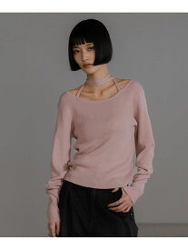 【SALE／30%OFF】【前後着用可能】スパンコールラメプルオーバーLS LOWRYS FARM ローリーズファーム トップス ニット ブラウン ホワイト ブラック ピンク【RBA_E】[Rakuten Fashion]