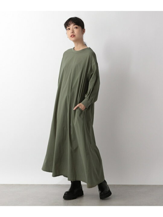 楽天市場 Sale 51 Off シャカシャカリブワンピース Lowrys Farm ローリーズファーム ワンピース 長袖ワンピース カーキ ベージュ オレンジ グリーン パープル ブラック Rba E Rakuten Fashion Lowrys Farm ローリーズファーム