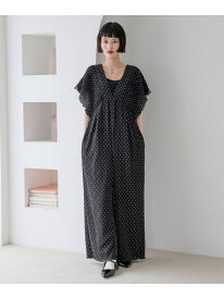 【SALE／57%OFF】ヨウリュウシャーリングサロペット LOWRYS FARM ローリーズファーム ワンピース・ドレス ワンピース ブラウン ホワイト ブルー ブラック グレー ベージュ【RBA_E】[Rakuten Fashion]