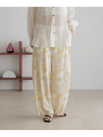 【SALE／50%OFF】シャイニープリーツイージーパンツ LOWRYS FARM ローリーズファーム パンツ その他のパンツ ブラック ホワイト【RBA_E】[Rakuten Fashion]