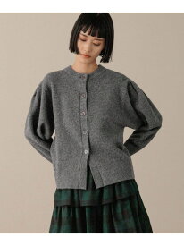 【SALE／10%OFF】ショルダーパフカーディガンLS LOWRYS FARM ローリーズファーム トップス ニット ブラック ブラウン グレー【RBA_E】【送料無料】[Rakuten Fashion]