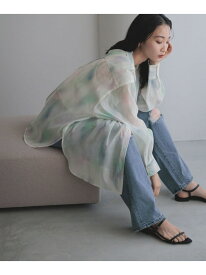 【SALE／60%OFF】シアーシャツLS* LOWRYS FARM ローリーズファーム トップス シャツ・ブラウス ピンク ブルー グリーン ホワイト イエロー グレー【RBA_E】[Rakuten Fashion]
