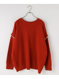 2WAYハイショクニットプルオーバー LOWRYS FARM ローリーズファーム トップス ニット ホワイト【送料無料】[Rakuten Fashion]