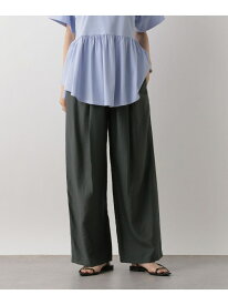 【SALE／50%OFF】タックワイドイージーパンツ LOWRYS FARM ローリーズファーム パンツ その他のパンツ ブルー グレー ブラウン ブラック【RBA_E】[Rakuten Fashion]