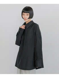 【SALE／30%OFF】【yuw】ZIPシャツミニワンピース yuw ローリーズファーム ワンピース・ドレス チュニック ホワイト ブラック【RBA_E】【送料無料】[Rakuten Fashion]
