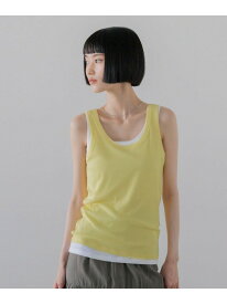 BASICシアータンク LOWRYS FARM ローリーズファーム トップス カットソー・Tシャツ ブルー イエロー ホワイト ブラック グレー[Rakuten Fashion]