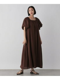 【SALE／50%OFF】ソデボリュームワンピース LOWRYS FARM ローリーズファーム ワンピース・ドレス ワンピース ホワイト ブラウン ブラック【RBA_E】【送料無料】[Rakuten Fashion]