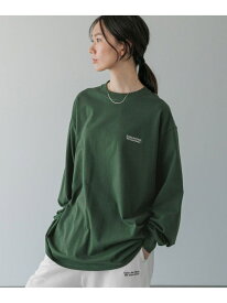 【新ラインLFM(U)】CREW NECKT/ロングスリーブ【UNISEX】 LOWRYS FARM ローリーズファーム トップス カットソー・Tシャツ ホワイト グリーン ブラック ブラウン グレー イエロー【送料無料】[Rakuten Fashion]