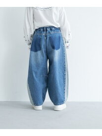 デニムコクーンパンツ LOWRYS FARM ローリーズファーム パンツ ジーンズ・デニムパンツ ブルー【送料無料】[Rakuten Fashion]