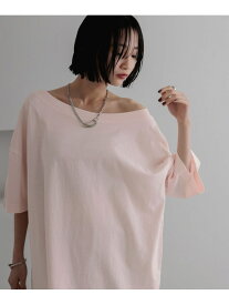 【SALE／60%OFF】【前後着用可能】2WAYオフショルプルオーバーSS LOWRYS FARM ローリーズファーム トップス カットソー・Tシャツ ホワイト グレー ピンク【RBA_E】[Rakuten Fashion]