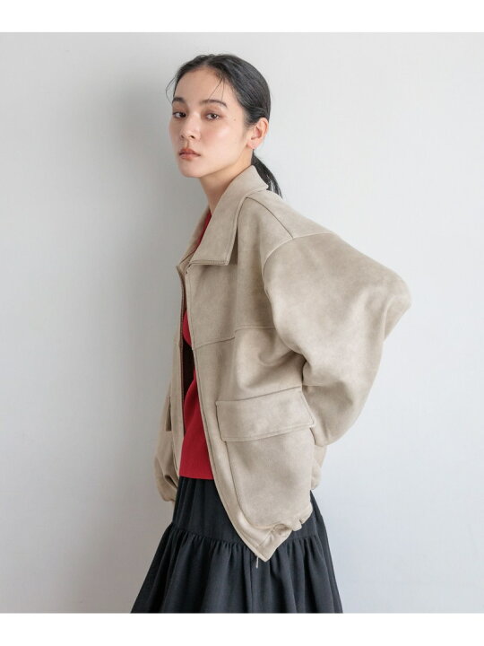 楽天市場】【SALE／50%OFF】レザーボリュームブルゾン LOWRYS FARM 