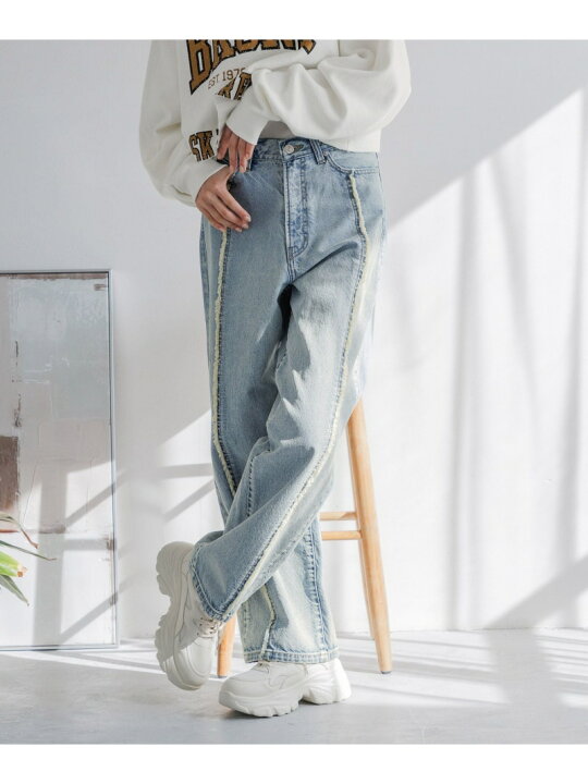 楽天市場】【SALE／40%OFF】CONE/ワイドストレートパンツ LOWRYS 