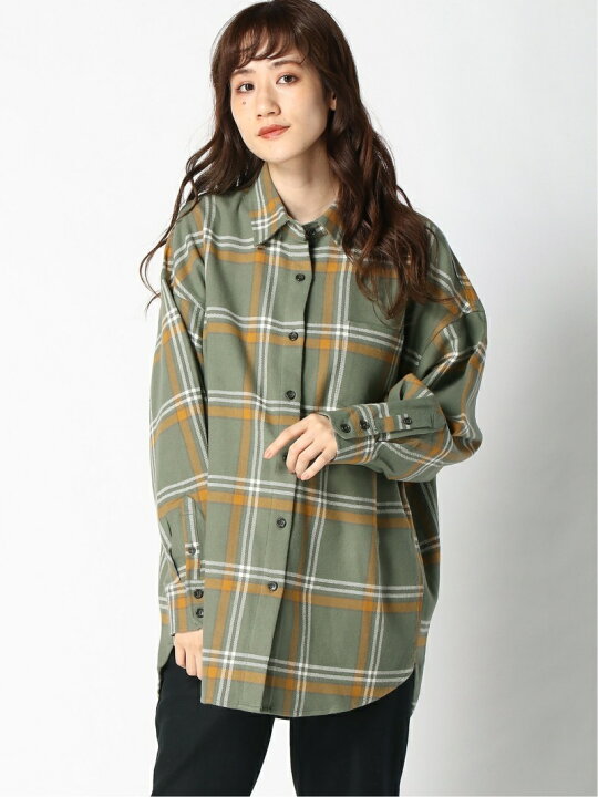 楽天市場】【SALE／66%OFF】チェックBIGシャツLS LOWRYS FARM 