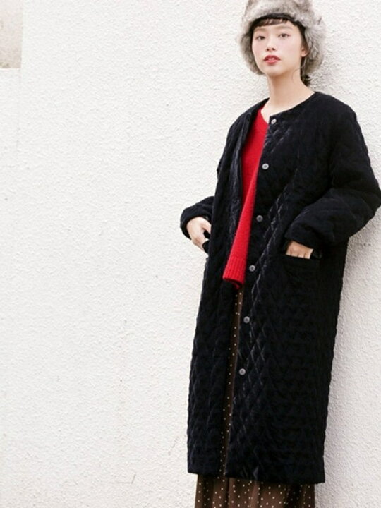 楽天市場】【SALE／30%OFF】ベロアキルティングコート LOWRYS FARM 