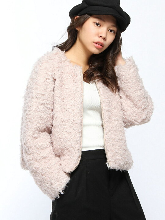 楽天市場】【SALE／36%OFF】【コート】ループノーカラーBZ LOWRYS FARM 