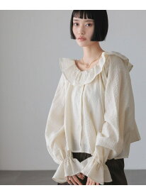 【SALE／50%OFF】2WAYフリルブラウス LOWRYS FARM ローリーズファーム トップス シャツ・ブラウス ホワイト イエロー ブラック【RBA_E】[Rakuten Fashion]