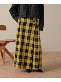チェックキルトプリーツスカート LOWRYS FARM ローリーズファーム スカート ロング・マキシスカート グリーン イエロー パープル【先行予約】*【送料無料】[Rakuten Fashion]