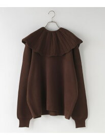 【SALE／30%OFF】BIGカラーニットLS LOWRYS FARM ローリーズファーム トップス ニット ホワイト ブラック ブラウン【RBA_E】【送料無料】[Rakuten Fashion]