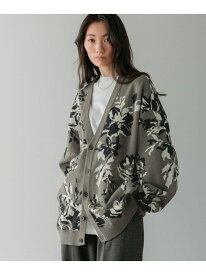 【SALE／40%OFF】【LFM(U)】フラワージャガードカーデ LOWRYS FARM ローリーズファーム トップス カーディガン グレー ネイビー ブラック【RBA_E】【送料無料】[Rakuten Fashion]