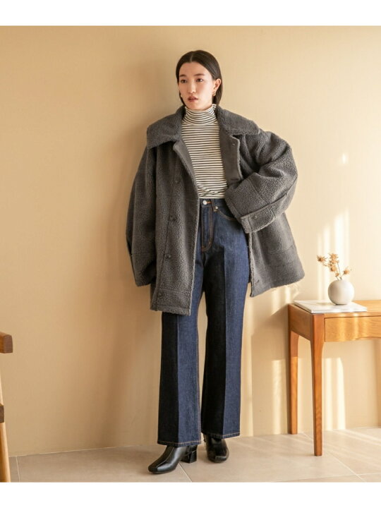 楽天市場】【SALE／50%OFF】(W)RVムートンコート LOWRYS FARM