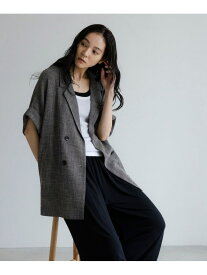 【SALE／28%OFF】カラミダブルジャケット LOWRYS FARM ローリーズファーム ジャケット・アウター テーラードジャケット・ブレザー グレー【RBA_E】【送料無料】[Rakuten Fashion]