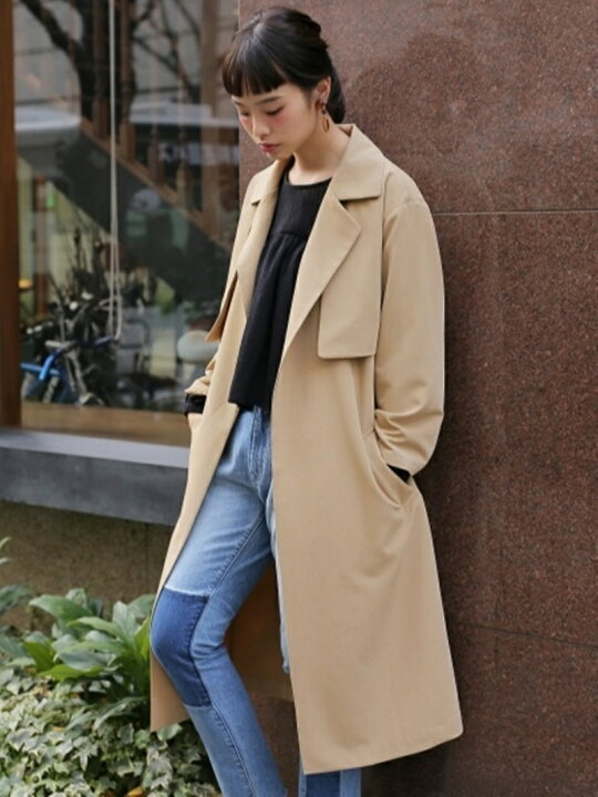 楽天市場】【SALE／50%OFF】ロングトレンチガウンコート LOWRYS FARM 