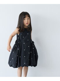 【SALE／30%OFF】バルーンNSシシュウワンピース LOWRYS FARM ローリーズファーム ワンピース・ドレス ワンピース グリーン ブラック【RBA_E】[Rakuten Fashion]