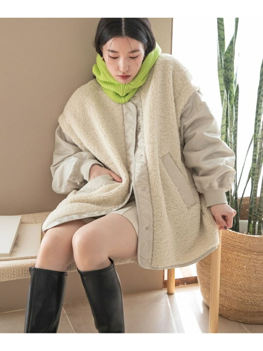 楽天市場】【SALE／60%OFF】(W)2WAYボアブルゾン LOWRYS FARM 
