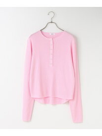 【SALE／40%OFF】シアーヘンリーニットプルオーバー LOWRYS FARM ローリーズファーム トップス ニット ピンク ブラウン ブラック ホワイト【RBA_E】[Rakuten Fashion]