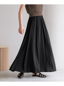 【SALE／20%OFF】カットギャザーロングスカート LOWRYS FARM ローリーズファーム スカート ロング・マキシスカート グレー ブラウン ブラック ホワイト【RBA_E】【送料無料】[Rakuten Fashion]