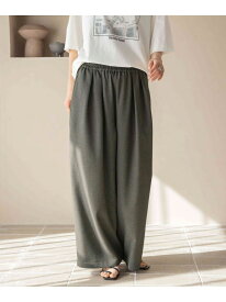 【SALE／50%OFF】ホップサックイージーパンツ LOWRYS FARM ローリーズファーム パンツ その他のパンツ ブラウン ホワイト グレー【RBA_E】[Rakuten Fashion]