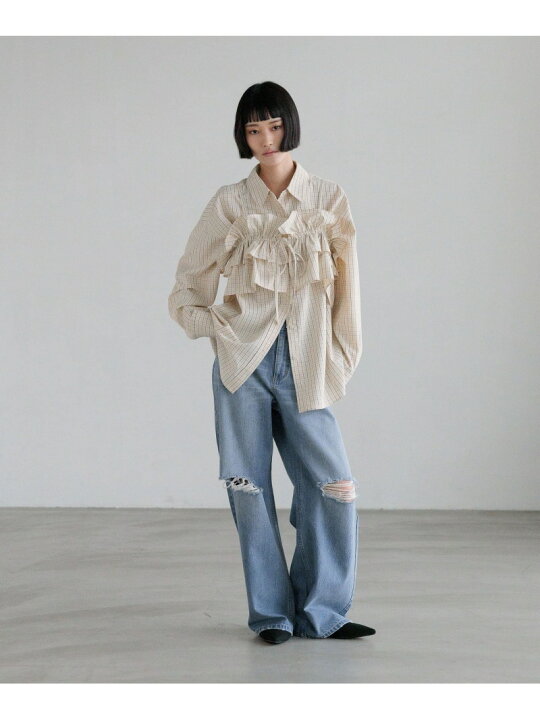 楽天市場】【SALE／35%OFF】チェックフリルビスチェ LOWRYS FARM 