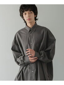【SALE／50%OFF】BROAD SHIRT LOWRYS FARM ローリーズファーム トップス シャツ・ブラウス ホワイト ブラウン ブルー グレー【RBA_E】[Rakuten Fashion]