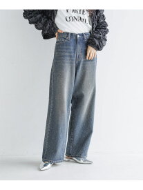 【SALE／30%OFF】ビジューワイドストレートP LOWRYS FARM ローリーズファーム パンツ ジーンズ・デニムパンツ ブラック ブルー【RBA_E】【送料無料】[Rakuten Fashion]