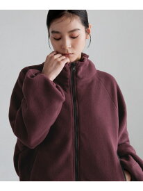 リバーシブルフリースZIPブルゾン LOWRYS FARM ローリーズファーム ジャケット・アウター ブルゾン・ジャンパー ブラック ブラウン グレー【先行予約】*【送料無料】[Rakuten Fashion]