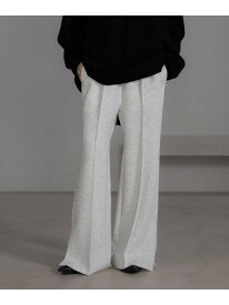 スウェットフレアパンツ LOWRYS FARM ローリーズファーム パンツ ジャージ・スウェットパンツ ブラウン ブラック ホワイト グレー【先行予約】*【送料無料】[Rakuten Fashion]